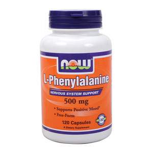 Now L-Phenylalanine - Supports Positive Mood (500 mg) 120 capsules