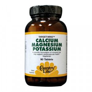 Country Life Target-Mins - Calcium Magnesium Potassium 90 tabs