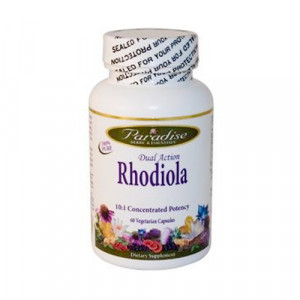 Paradise Herbs Dual Action Rhodiola 60 vcaps