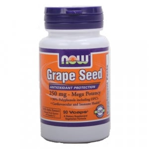 NOW Grape Seed Extract - 250 mg Mega Potency