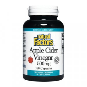 Naturals Factors Apple Cider Vinegar (500mg) 180 caps 