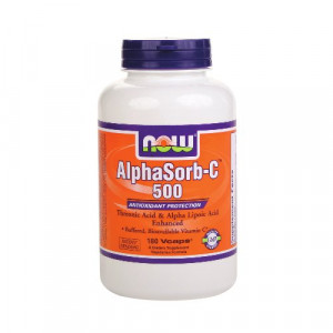 NOW AlphaSorb-C 500 - Buffered, Bioavailable - 500 mg 90 Vcaps