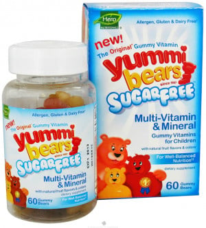 Multi-Vitamin & Mineral  - Sugar Free Natural Fruit Flavors 60 gummy