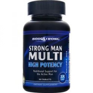 Bodystrong Strong Man Multi - High Potency - 90 tabs