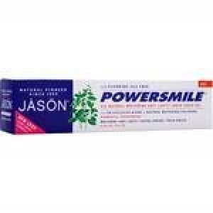 Jason Natural Cosmetics Power Smile All Natural Whitening Anti-Cavity CoQ10 Tooth Gel 6 oz