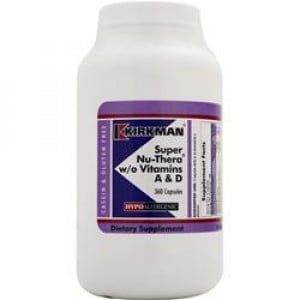 Hypoallergenic Super Nu-Thera w/o Vitamins A & D 360 caps