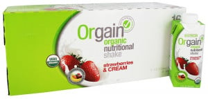 Orgain RTD Strawberries & Cream 12 cans