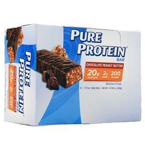 Worldwide Sports Worldwide Sports Pure Protein Bar Chocolate Peanut Butter 6 bars