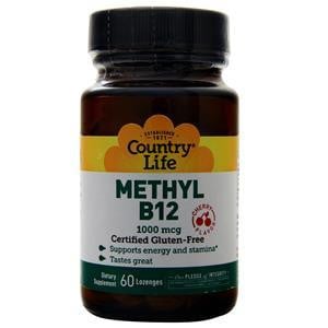Country Life Country Life Methyl B12 (1000mcg) Cherry 60 lzngs
