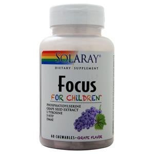 Solaray Solaray Focus for Children Grape 60 chews