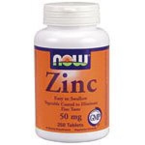 Now Zinc Gluconate (50mg) 250 tabs