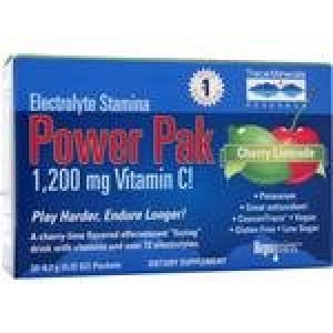 Trace Minerals Electrolyte Stamina Power Pak Cherry Limeade 32 pckts
