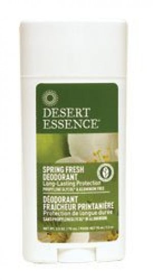 Desert Essence Deodorant - Long Lasting Protection Spring Fresh 2.5 oz