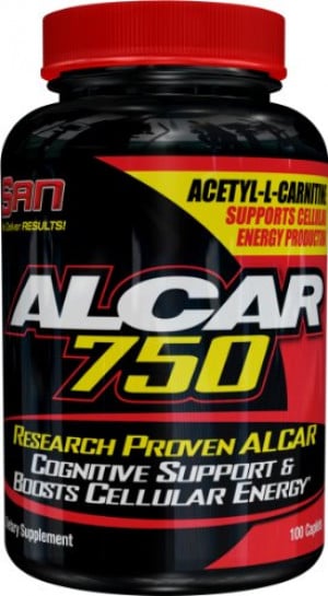 SAN Supplements Alcar 750 (Acetyl L-Carnitine) 100 cplts