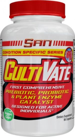 SAN Supplements Cultivate - Prebiotic, Probiotic & Plant Enzyme Catalyst 96 vcaps