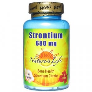 Nature's Life Strontium (680mg) 60 tabs