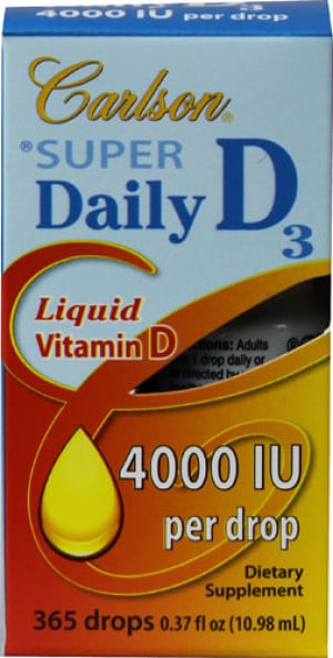 Super Daily D3 - Liquid Vitamin D (4000IU) 365 drops