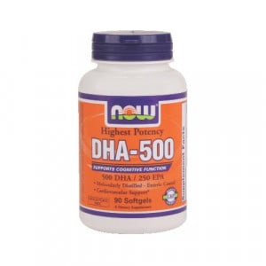 NOW Foods DHA-500 - Supports Cognitive Function