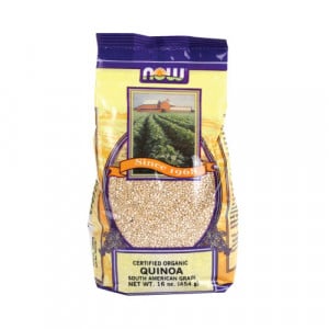 NOW Certified Organic Quinoa Grain 16 oz