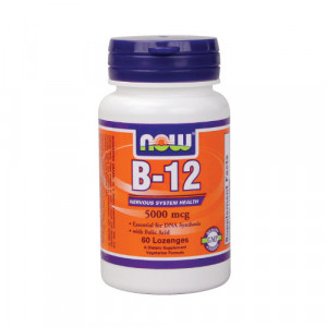 NOW Chewable B-12 (5000mcg) 60 lzngs