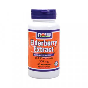 NOW Elderberry Extract (500mg) 60 caps