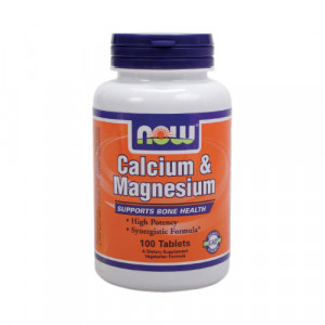 NOW Calcium & Magnesium 100 tabs