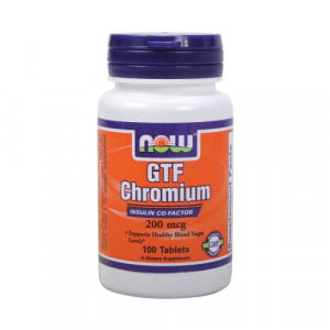 Now GTF Chromium (200mcg) 100 tabs
