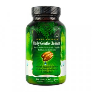 Irwin Naturals Daily Gentle Cleansing & Digestion 60 sgels