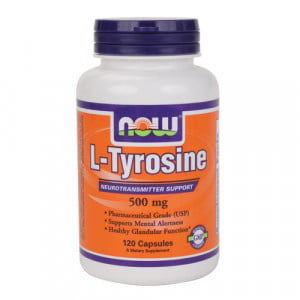 Now L-Tyrosine capsules (500 mg) 120 capsules