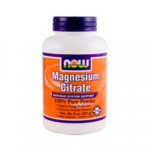 Now Magnesium Citrate Powder 8 oz
