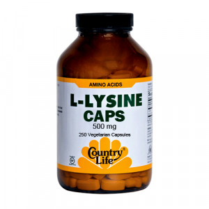 Country Life L-Lysine (500mg) 250 vcaps