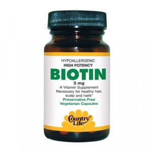 Country Life Biotin - 120 vcaps