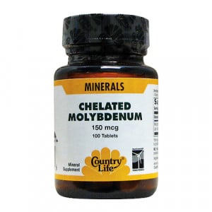 Country Life Chelated Molybdenum 100 tabs