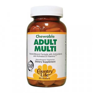 Country Life Chewable Adult Multi 60 wafrs