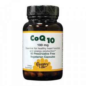 Country Life Coenzyme Q10 (100mg) 60 vcaps