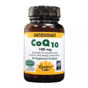 Country Life Coenzyme Q10 (100mg) 60 sgels