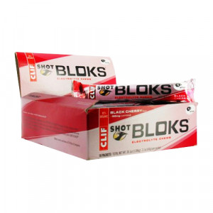 Clif Bar Clif Shot Bloks Black Cherry (w/caffeine) 18 pckts
