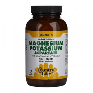 Country Life Target-Mins - Magnesium Potassium Aspartate 180 tabs