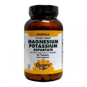 Country Life Target Mins - Magnesium Potassium Aspartate 90 tabs