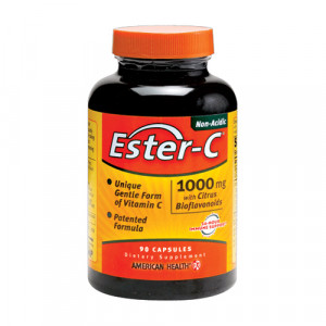 Buy American Health® Ester-C with Citrus Bioflavonoids (1000 mg) for a natural dietary supplement that helps the blood’s white cell absorption of vitamin C, to enhance the body's immune system with reliable protection and a powerful antioxidant effect.
