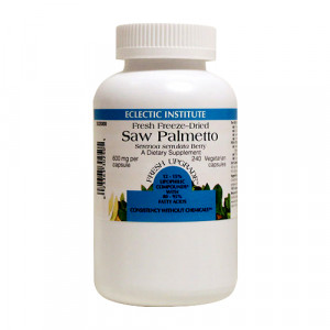 Eclectic InstituteFresh Freeze-Dried Saw Palmetto (600mg) 240 vcaps