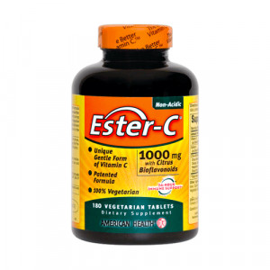 American Health Ester-C with Citrus Bioflavonoids (1000mg) 180 tabs