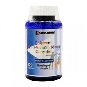 Kirkman Children's Multi Vitamin and Mineral Hypoallergenic Capsules 120 caps