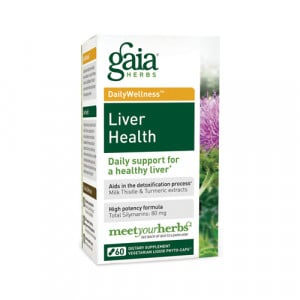 Gaia Herbs Daily Wellness – Liver Health 60 vcaps