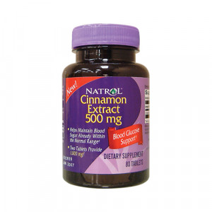 Natrol Cinnamon Extract (500mg) 80 tabs