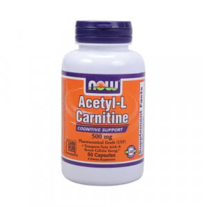 NOW Acetyl-L Carnitine (500mg) 50 caps
