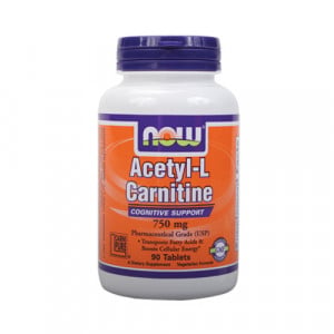NOW Acetyl-L Carnitine (750mg) 90 tabs