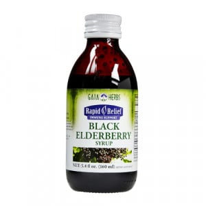 Gaia Herbs Rapid Relief - Black Elderberry Syrup - 5.4 fl. oz.