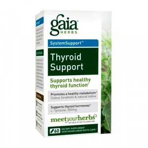 Gaia Herbs System Support - Thyroid Support - 60 vcaps
