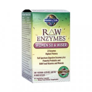 Garden of Life Raw Enzymes - Women 50 & Wiser - 90 vcaps